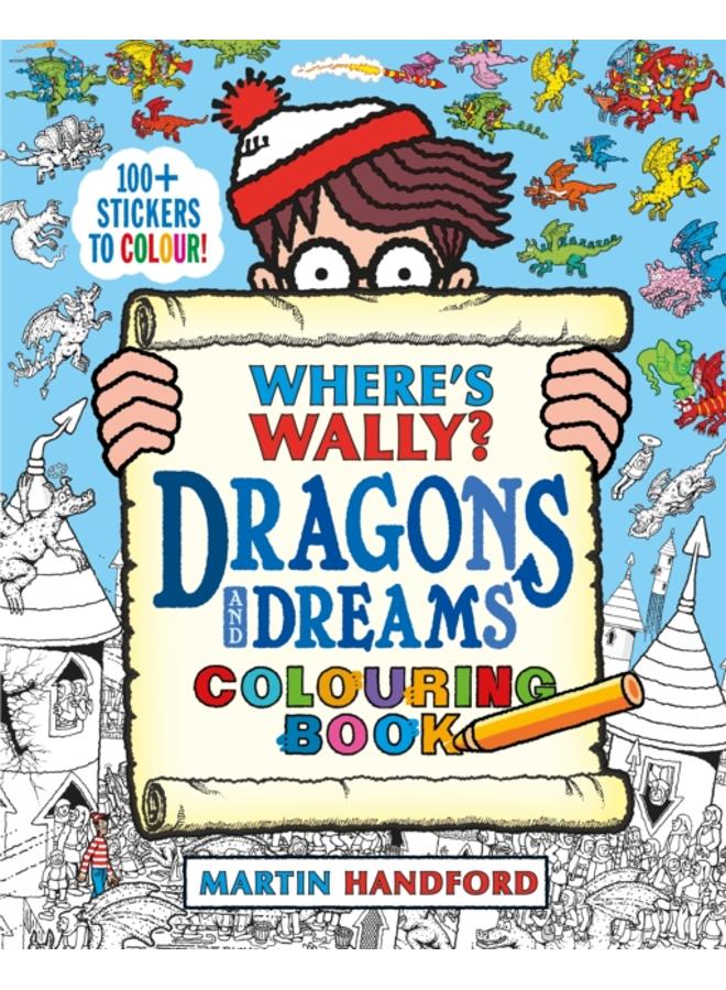 Where's Wally? Dragons and Dreams Colouring Book