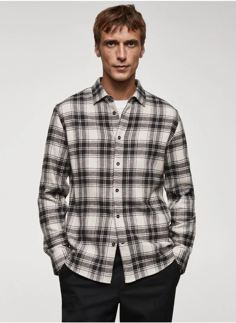 مانجو مان Checked Regular Fit Shirt