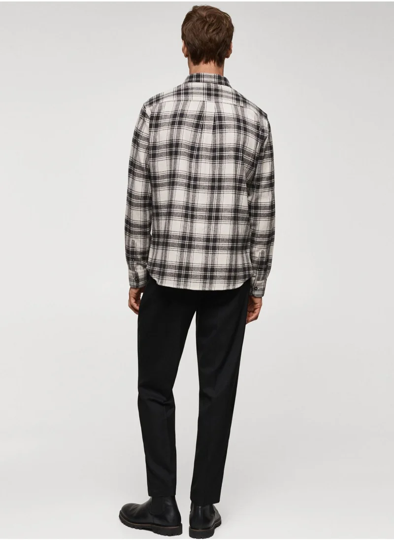 مانجو مان Checked Regular Fit Shirt