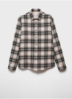 Mango Man Checked Regular Fit Shirt  - Image 5