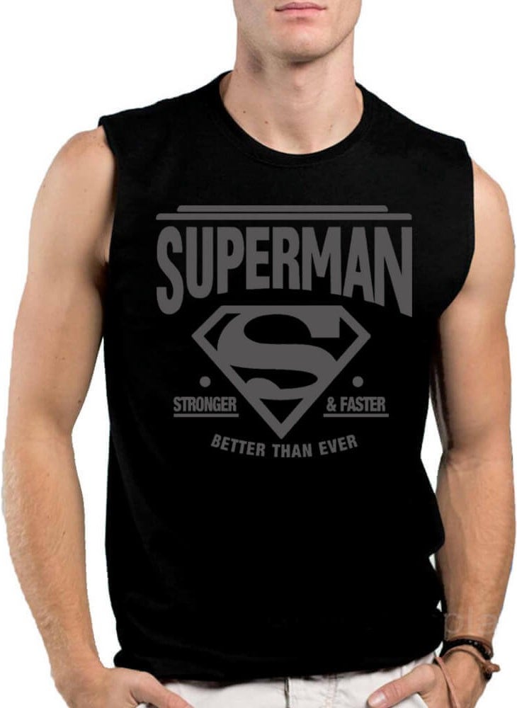 Superman Black Cut Sleeve / Sleeveless Men's T-Shirt - pzsku/ZAA0DF592577753F9AA14Z/45/_/1739291107/dc020592-7a48-491f-a56e-c5f95c67d46f