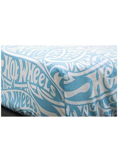Hotel Linen Klub Kidz Klub Hot Wheel Fitted Sheet Single 2 pcs set- Fabric Super Soft Quality Size: Fitted Sheet 120 x 200cm+25cm + 1 Pillowcase 5 x75cm,Sky Blue  - Image 2