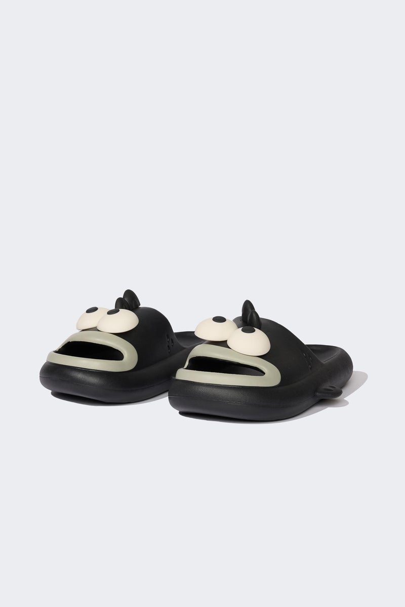 DeFacto Black Man Man Flat Sole Eva Slippers Casual - Image 2