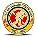 Woerda Firefighter Armor of God Challenge Coin Inspirational Gift for Firefighters - Image 2