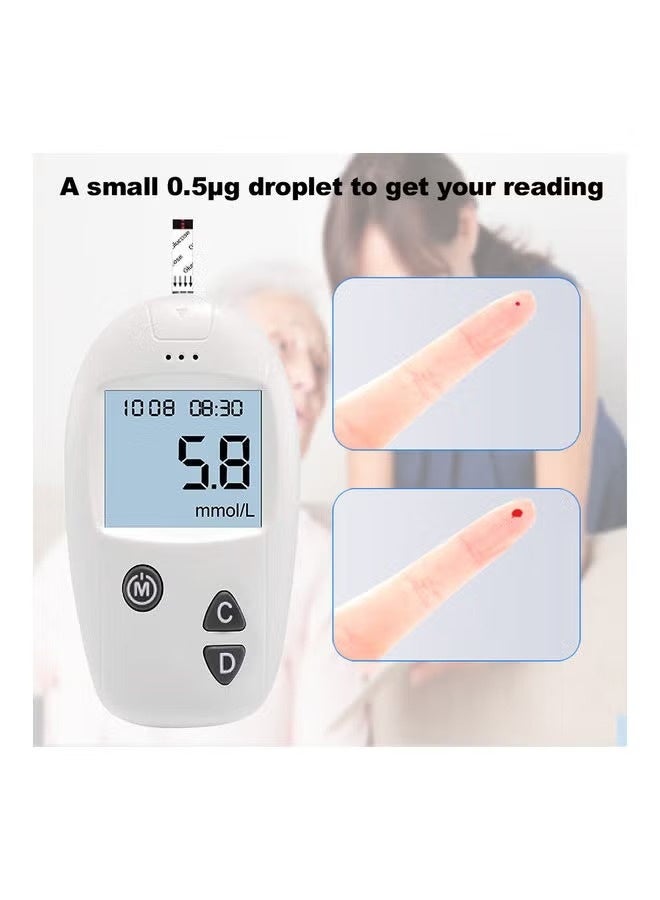 Generic Blood Glucose Monitoring System With 50 Test Strips And Lancets  - Image 4
