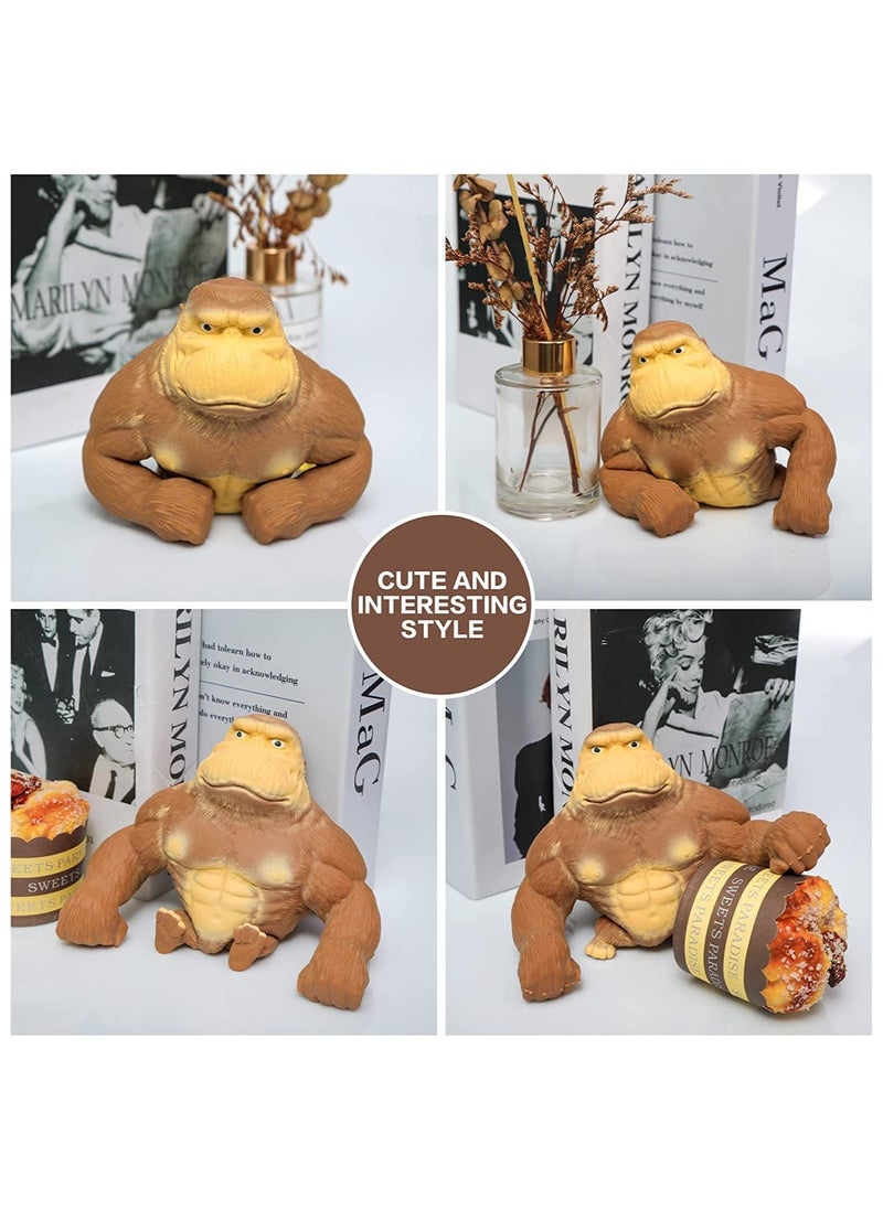 INFLUX INFLUX Squishy Monkey Toy-Sensory Stress Relief Toy for Kids and Adults-Fun and Durable Toy for Boys & Girls Ages 4-8 Years - Perfect Squishy Toy for Stress Relief and Creative Play - Ideal Baby Toy  - Image 2