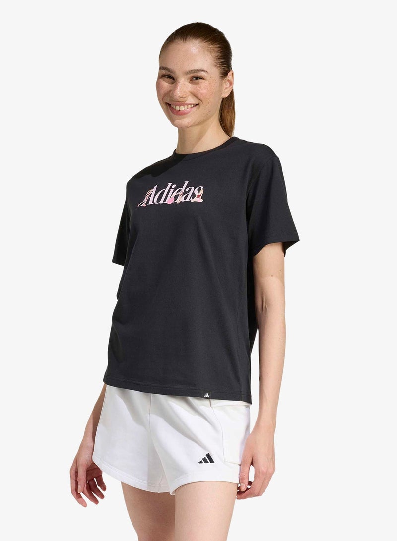 Adidas Soft  Graphic T-Shirt - Image 1