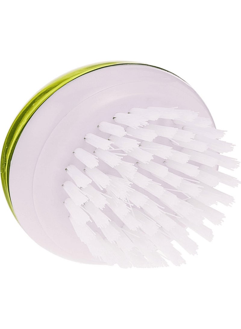 جوا فرشاة تنظيف الخضروات من النايلون، خالية من مادة BPA، باللونين الأبيض والأخضر، آمنة للاستخدام في غسالة الأطباق - Image 3