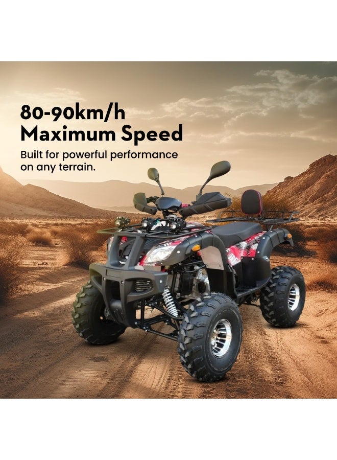 Megawheels دوميناتور ATV 200CC دراجة رباعية بوجي 4 عجلات دراجة رباعية لجميع التضاريس دراجة كثبان رملية أوتوماتيكية بالكامل - Image 3