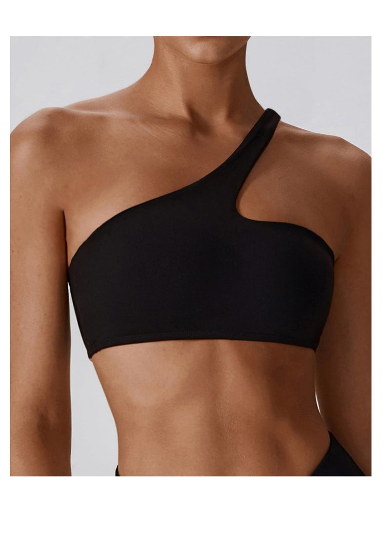 KASTWAVE - Sports Bras Women, Womens Strapless Bandeau Bra, Seamless Comfort Bra Wireless Bras, Padded Stretchy Bandeau Bikini Top Workout Yoga Sport Bras for Everyday Wear - Image 1