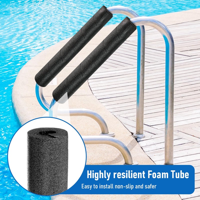 Quadafy 1 Pack Pipe Insulation Tube - 15.7 Snake Wrap Foam - Snake Wrap Foam Protection for Outdoor Indoor Swimming Pool Handle Water Pipe - Image 4