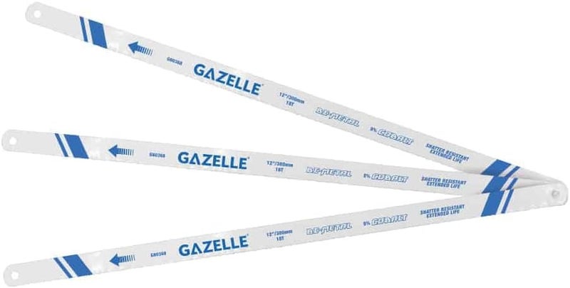 Gazelle 18T x 12 In. Bimetal Cobalt Hacksaw Blade - 100 Pieces - Image 3