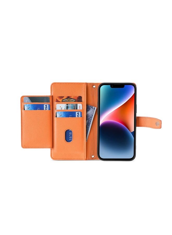 S-TOP Case For Honor X9a 5G Sheep Texture Cross-body Zipper Wallet Leather Phone Case - Image 3