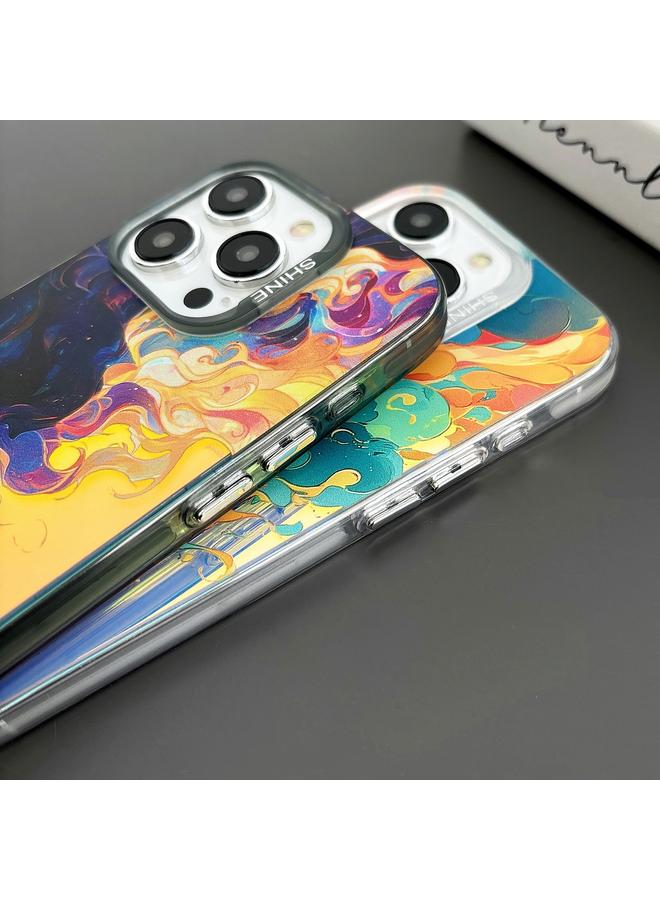 S-TOP Case For iPhone 15 Pro Laser Cat PC Shockproof Phone Case - Image 5