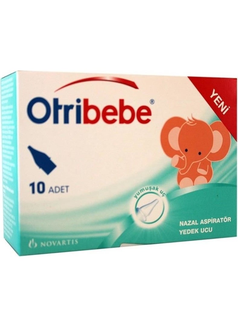 Otribebe KTYRA52 Nasal Nasal Aspirator Spare Tip 10 Pieces 