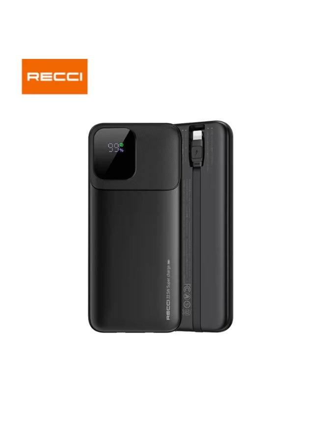 ريتشي Recci rpb-p68 Power Bank lightning 22.5W 20000mAh