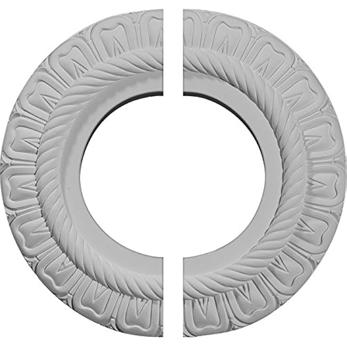 CM09CL2 CLAREMONT CEILING MEDALLION, 9"OD X 4 1/2"ID X 1/2"P (FITS CANOPIES UP TO 5 5/8"), FACTORY PRIMED - Image 2