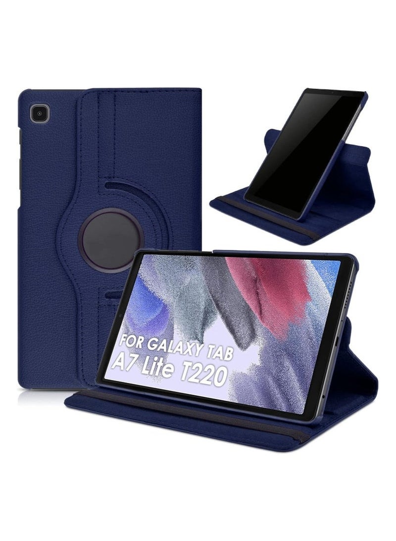 ACLIX Protective Case For Samsung Galaxy Tab A7 Lite Case 8.7 inch 2021 (SM-T220/T225/T227) 360° Rotating Book Cover, Case for Galaxy Tab A7 Lite Blue - Image 3