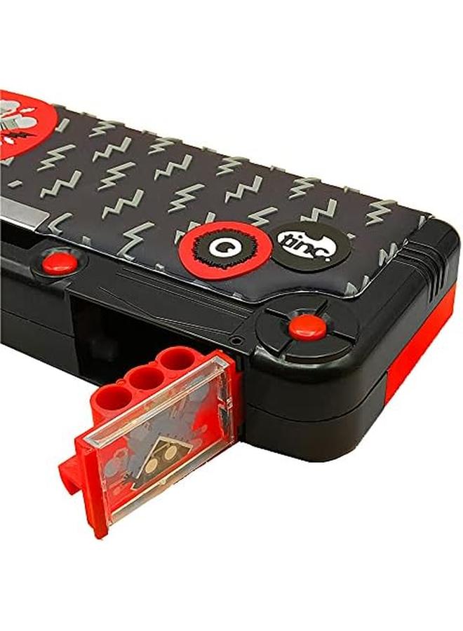 Tinc Kronk Character Pop Out Pencil Case Pop Out Compartment With Push Button Includes Pencil With Eraser Topper Ballpoint Pen And 15Cm Ruler 3 Compartments For School - Image 3