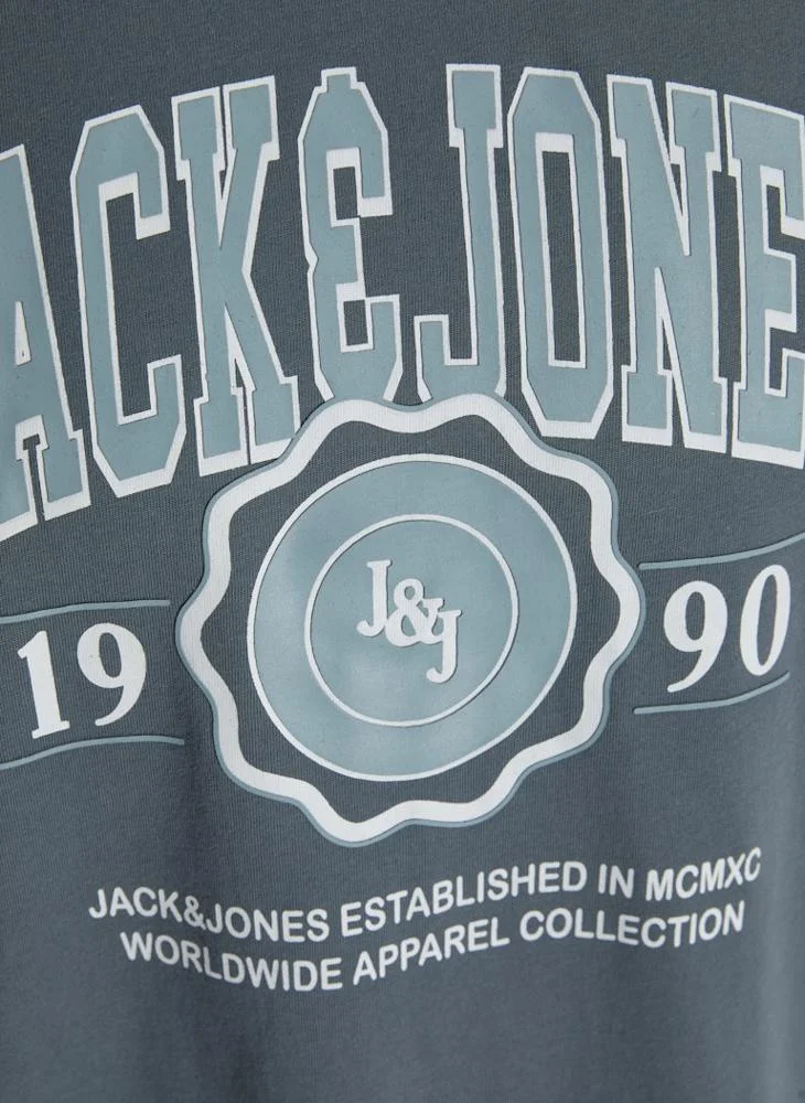 JACK & JONES Logo Crew Neck T-Shirt