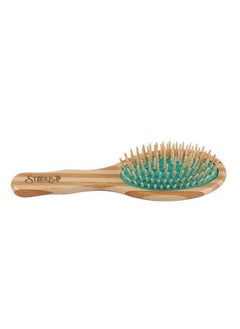 STORE77 Naturals Wooden Brush With Wooden Bristles Oval Wood Curly Hair Brush For Detangling And Styling For Womens Hair Brushes Nursing Scalp Hair Comb  - Image 1