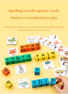 Generic English Learning Building Blocks for Kids - Fun Educational Family Games  - Image 3