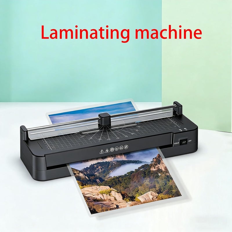 Laminator Machine, A3 Thermal and Cold Laminating Machine with Paper Trimmer Support for A3 A4 A5 A6 Portable Laminator Device for Home Office School Document Photo Card Protection Use - Image 2