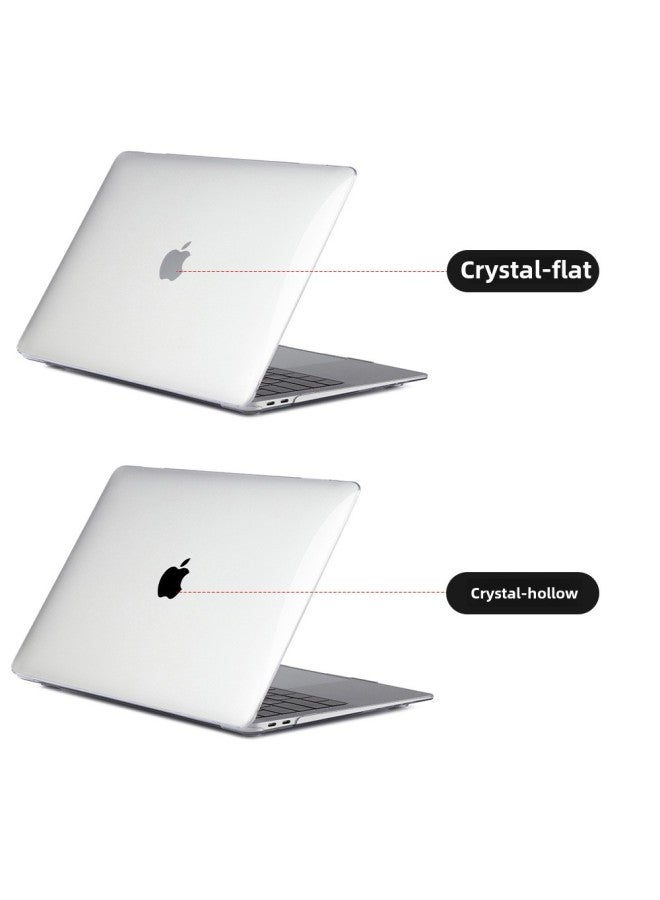 For Apple Laptop MacBook Pro Protective Case Air13 Crystal Case Pro14 Computer Protective Case-Color:Crystal-Transparent-Applicable Model:Hollow 2020 Air13(A1932/A2179/A2337)