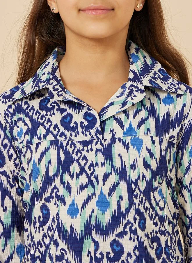 Styli Printed Cotton Dress