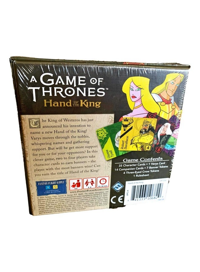 Fantasy Flight Games Hand of The King Card Game - Master The Courts of King's Landing in This Fast-Paced Strategy Game for Kids & Adults Ages 14+, 2-5 Players, 15-30 Minute Playtime, Made by Fantasy Flight Games - Image 2