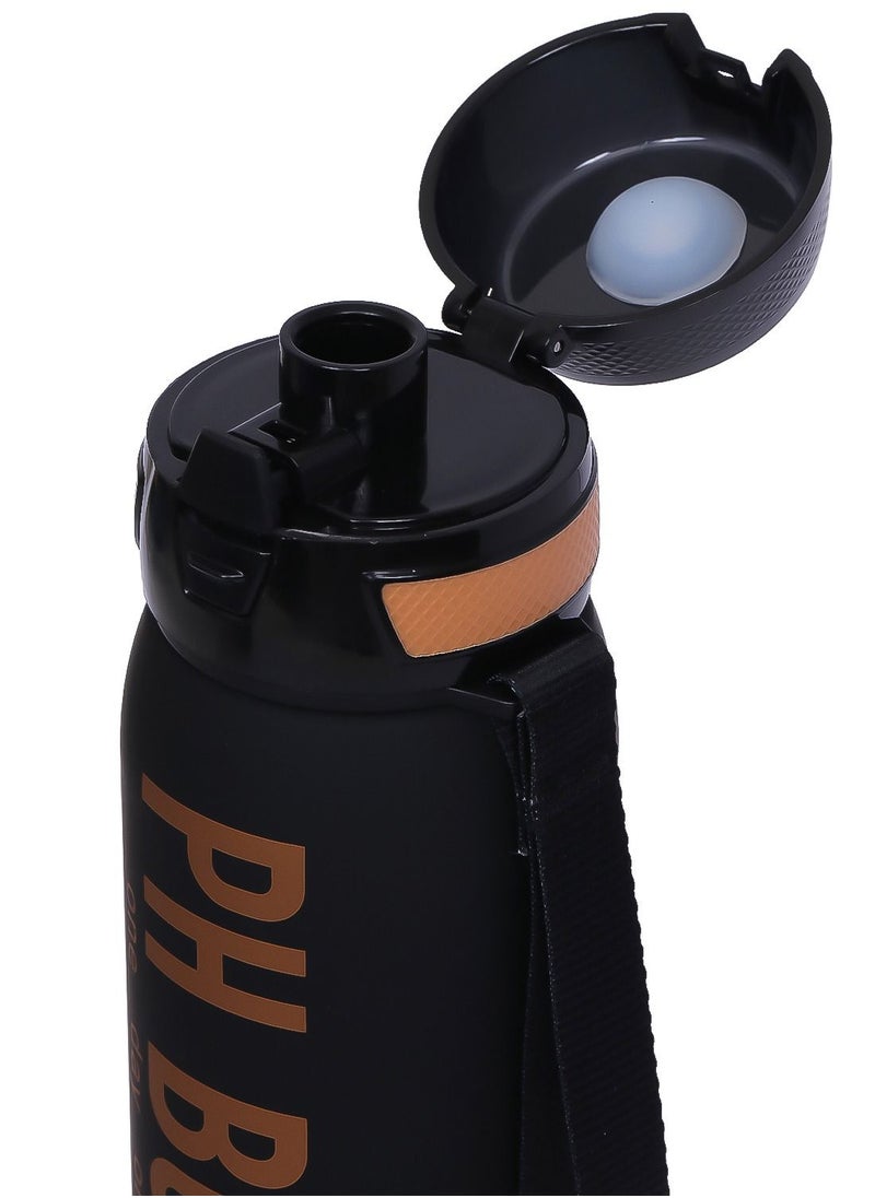 Eazy Kids Water Bottle 1000ml - Black  - Image 5