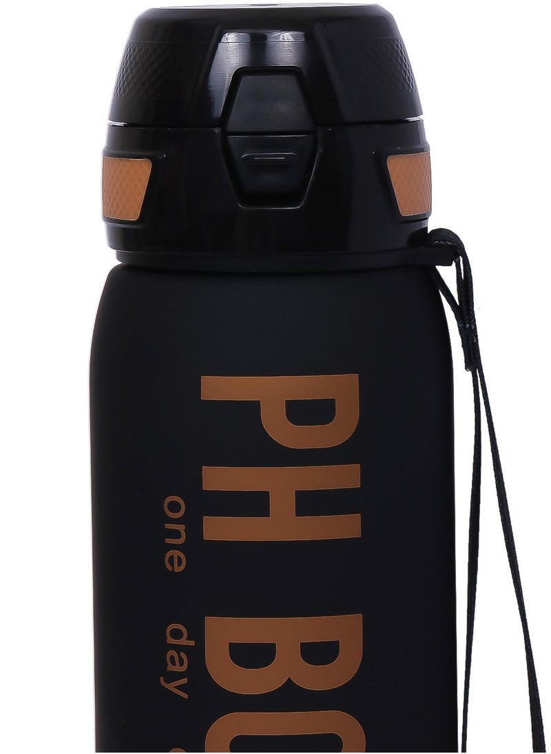Eazy Kids Water Bottle 1000ml - Black  - Image 3