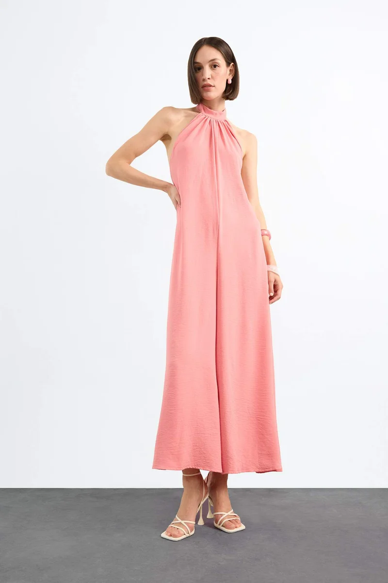 Defacto  Wide Leg Long Jumpsuit for Women | Best Price UAE