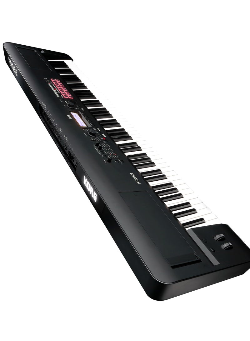 Korg KROSS2-88 MB | Kross 2 Series | 88-Key Synthesizer Workstation | Natural Weighted Hammer Action | Matte Black - Image 3