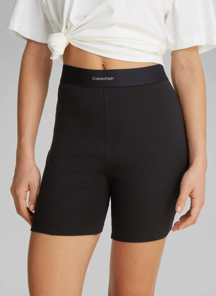 كالفن كلاين High Waist Shorts