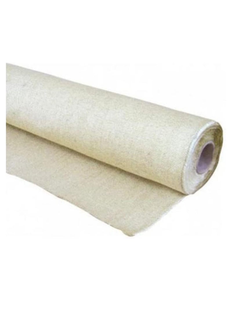 RACO RACO Heavy Duty Fiberglass Fire Blanket Roll for Work Area Fire Retardant Blanket Made of Fireproof Fabric Fire Blanket 1 X 50 M Gold  - Image 1
