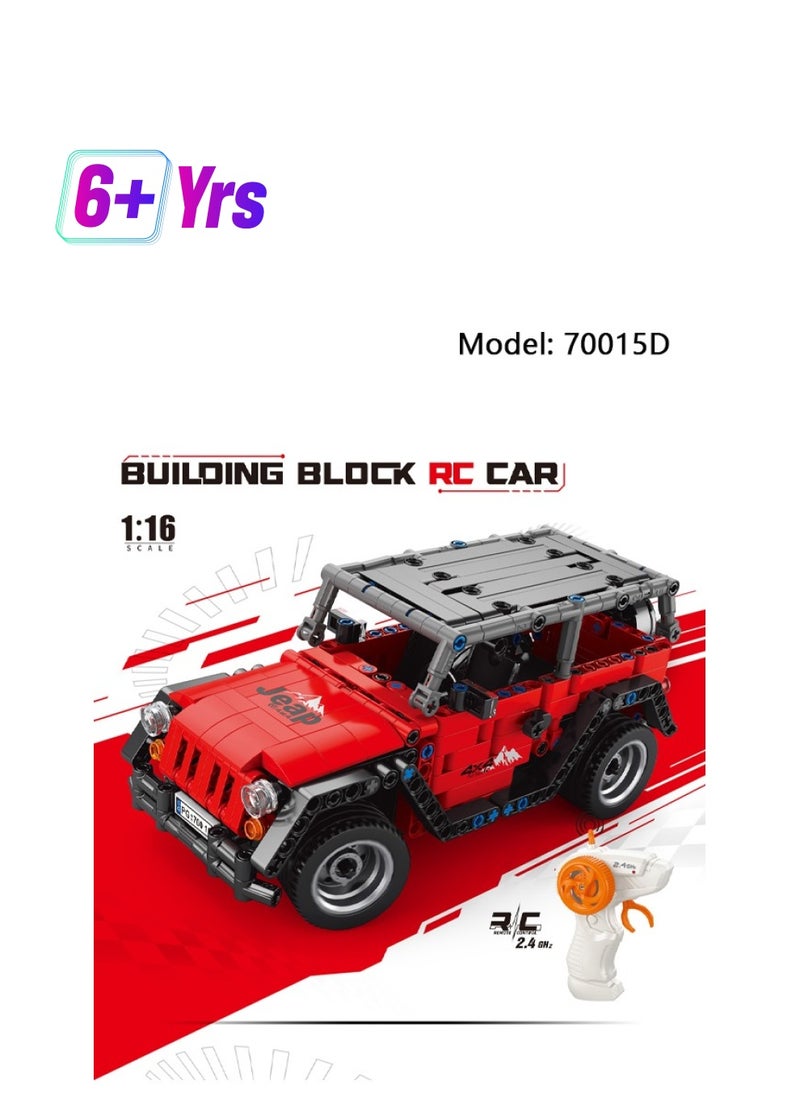 70015D Remote control car model Building Toy Set (448 Pieces) 6+ Years  - Image 1