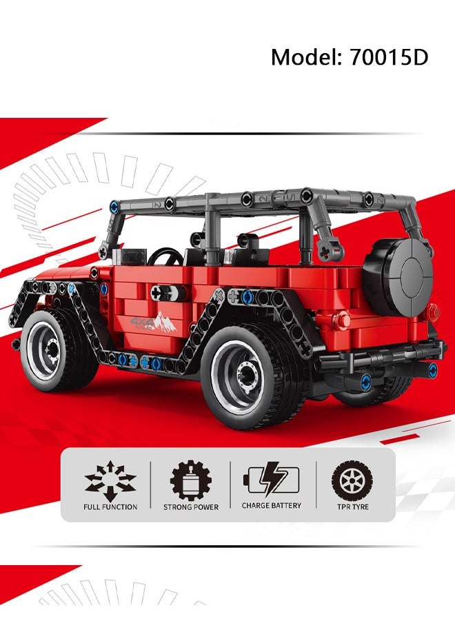 70015D Remote control car model Building Toy Set (448 Pieces) 6+ Years  - Image 2