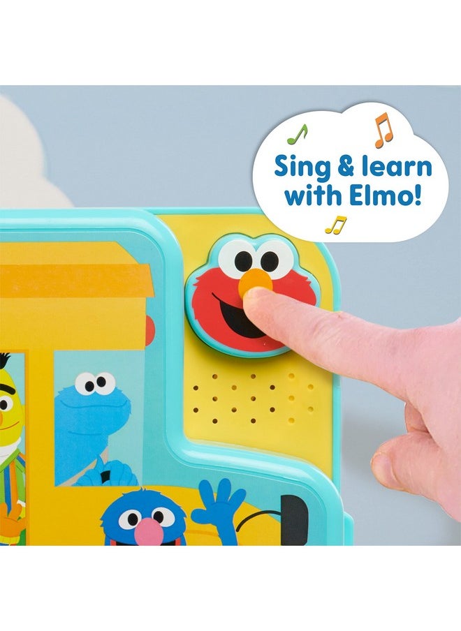 Sesame Street - لوحة أنشطة حافلة إلمو التعليمية - ألعاب تعليمية وتعليمية للأطفال مرخصة رسميًا من جاست بلاي للأطفال بعمر 2 سنوات فما فوق - Image 1