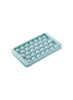 A286 Round Ball Ice Mold with Lid for Freezer Round Blue (33 cells)