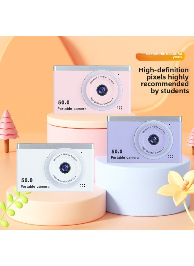 Generic The Ultra-high-definition Student Retro Ccd Camera Can Be Transferred To The Mobile Phone Carry-on Travel Campus Vlog Card Machine-Body Color:TF Card-128G  - Image 2