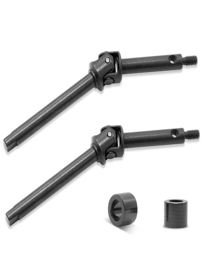 OGUNKE OGRC 2Pcs Steel Front Axle Drive Shaft SCX24 CVD Set for 1/24 Axial SCX24 C10/JLU/Bronco/Gladiator/Deadbolt Upgrades Parts (+4mm) - Image 1