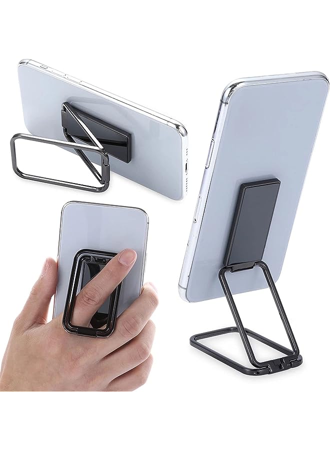 TecheiTulip 360 finger grip metal ring stand holder, suction kickstand for mobile, retractable magnetic phone ring holder, transparent magnetic phone ring s (360 Rotating Mobile Holder Ring) - Image 1