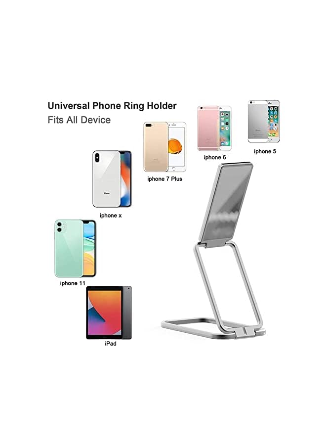 TecheiTulip 360 finger grip metal ring stand holder, suction kickstand for mobile, retractable magnetic phone ring holder, transparent magnetic phone ring s (360 Rotating Mobile Holder Ring) - Image 4