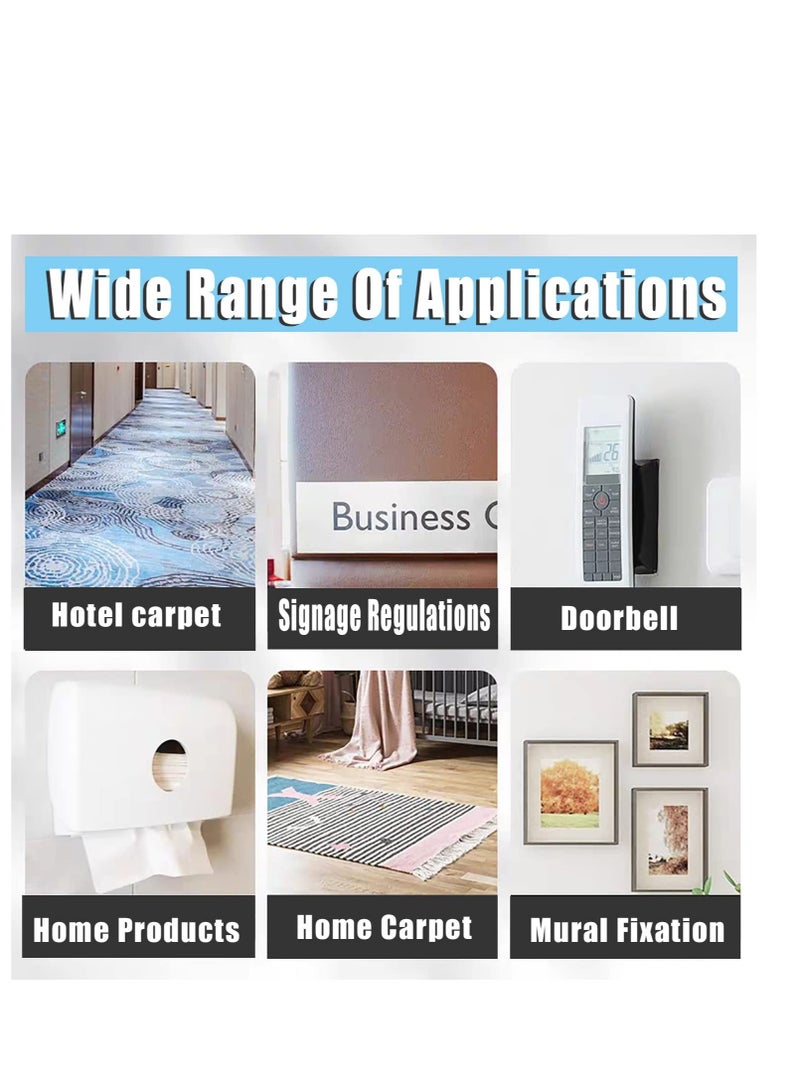 SYOSI 2 Rolls Double Sided Tape Heavy Duty, Easy Use Mounting Tape, Universal High Tack Strong Wall Adhesive for Home Decor, Murals, Office Decor - Image 3