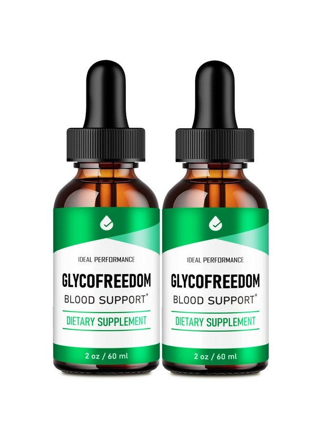 IDEAL PERFORMANCE قطرات غلوكوفريدوم، مكمل سائل لدعم صيغة غلوكوفريدوم للدم - أقصى قوة، صيغة غلوكوفريدوم للصحة والعافية طبيعية بالكامل، مراجعات قطرات غلوكوفريدوم (عبوتان)  - Image 1