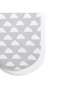 Snuz Pack of 2 Pod Moses Basket/Pram Fitted Sheet Fits Both Moses Basket And Pram, Long - Lasting Quality, Infant And Baby Toddler/ Kids, Patterncloud Nine, Fitted Sheet Size - 35X75Cm  - Image 3