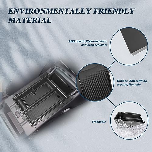 BIBIBO BIBIB0 2Pack 2024 2025 Crosstrek Center Console Organizer for 2023 2024+ Subaru Crosstrek&2024 Subaru Impreza Console Trays 2024 Crosstrek Insert Glove Pallet Organizer 2024 Crosstrek Double Layers - Image 5