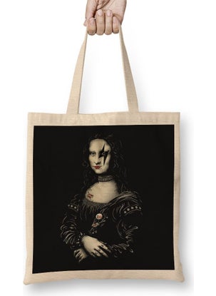 Print Shop Mona Lisa Tote Bag Long Handle