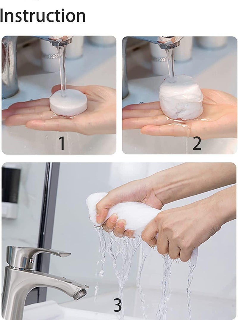 AP & ZP Large Compressed Towel 70 * 140 Cm Disposable Cotton Bath Towels Magic Drying Towel Portable Light and Reusable Suitable for Hiking Camping Beach Swimming and Traveling (2Pcs) - Image 5
